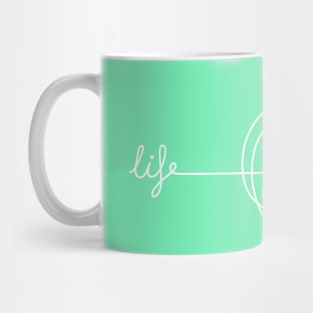 Life is messy (white version) Mug